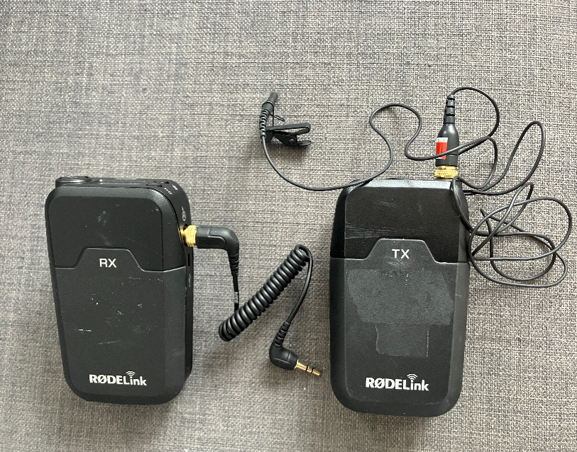 Rode lapel mic and receiver 